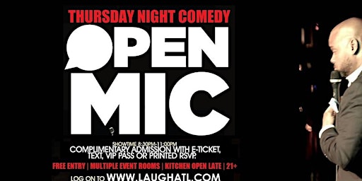 Open Mic Comedy @ Monticello Lounge primary image