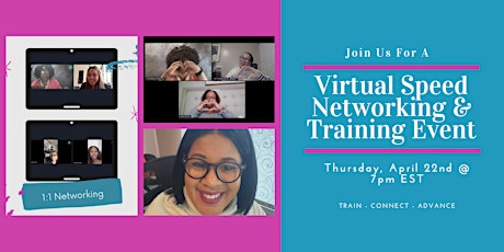 April 2021 Virtual Speed Networking & Training Event primary image
