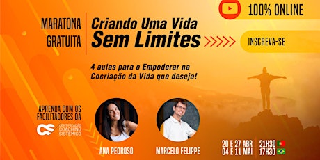 Imagem principal de Criando uma Vida sem Limites - Com Ana Pedroso & Marcelo Felippe