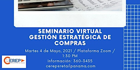 Imagen principal de SEMINARIO VIRTUAL: GESTIÓN DE COMPRAS Y SUMINISTROS