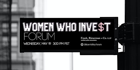 Women Who Invest Forum  |  The Fix: Women Transforming Venture Capital primary image