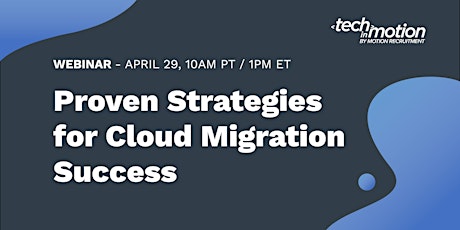 Proven Strategies for Cloud Migration Success primary image