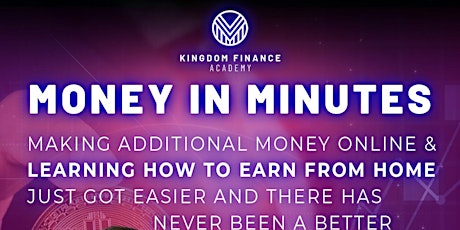 MONEY IN MINUTES BOOTCAMP  | ONLINE INCOME primary image