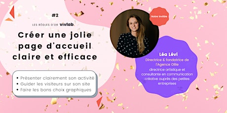 Image principale de Atelier en ligne - Faire une jolie page d'accueil claire et efficace