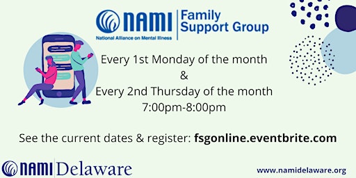 NAMI Delaware Family Support Group Online primary image