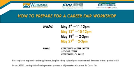 How to Prepare for a Career Fair Workshop primary image
