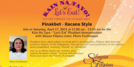 Kain Na Tayo - “Let’s Eat” Pinakbet Demonstration