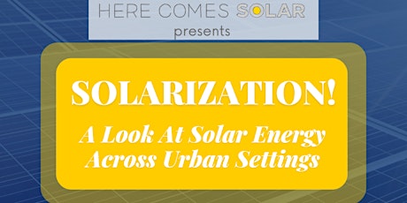 Imagen principal de Solarization! A Look At Solar Energy Across Cities/Urban Settings