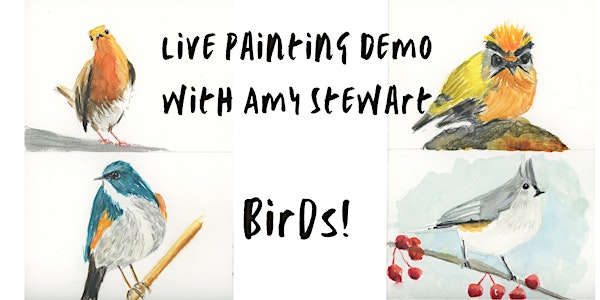 Live Painting Demo with Amy Stewart