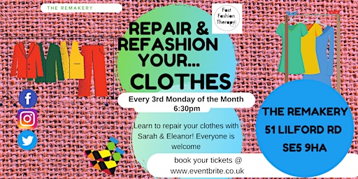 Repair and Refashion your Clothes @The Remakery