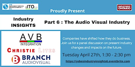Industry Insights - Part 6 - The Audio-Visual Industry primary image