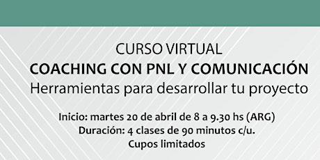 Imagen principal de Curso virtual Coaching con PNL y Comunicación para tu proyecto