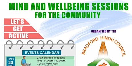 MIND AND WELLBEING SESSIONS FOR THE COMMUNITY primary image