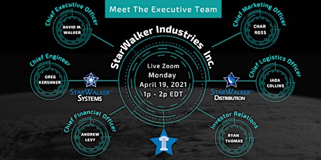 StarWalker Industries Crowdfunding Campaign Introduces its Executive Team primary image