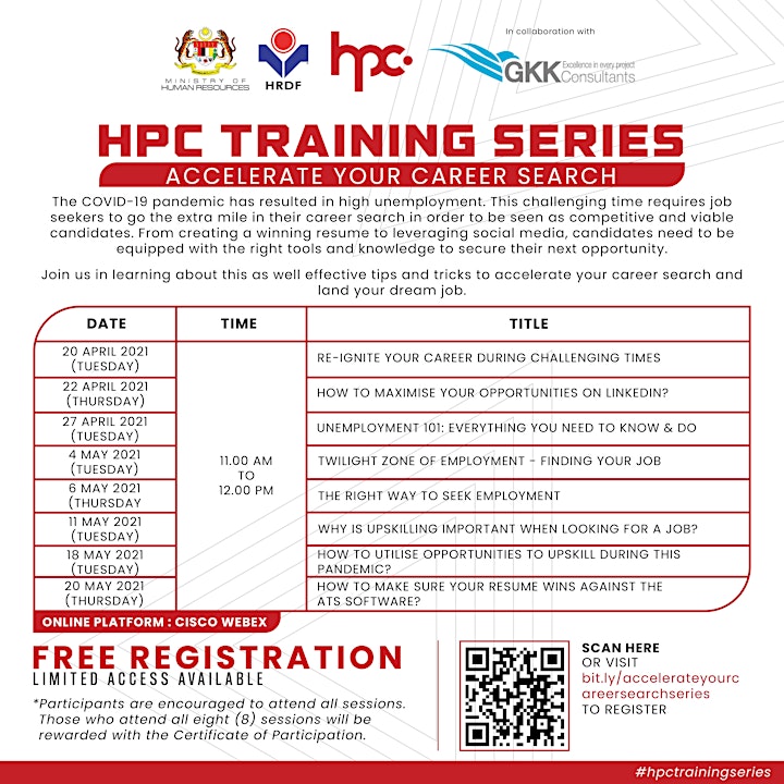 
		HPC TRAINING SERIES - Accelerate Your Career Search image
