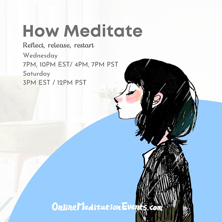 
		How to Meditate(Live Group Guided Meditation) - Online Meditation Events image

