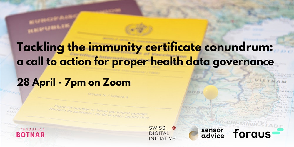 Tackling the immunity certificate conundrum: a call to action for proper health data governance