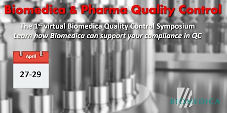 Hauptbild für 1st virtual Biomedica Quality Control Symposium