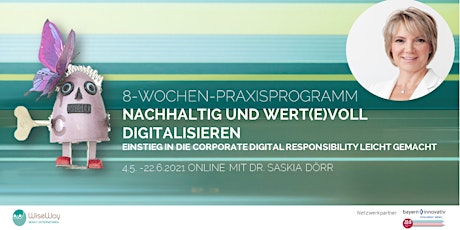 Hauptbild für 8-Wochen-Praxisprogramm: Nachhaltig und wert(e)voll digitalisieren