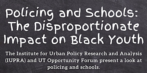 Policing and Schools: The Disproportionate Impact on Black Youth