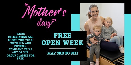 Mother's Day FREE Open Week! primary image