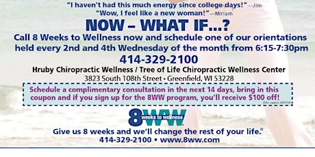 8 Weeks to Wellness Orientation primary image