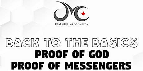 Back to the Basics 1: Proof of God & the Messengers primary image