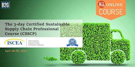 The 3-day Certified Sustainable Supply Chain Professional Course (CSSCP) primary image