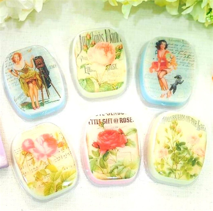 *Corporate*  Physical 1.5hrs Natural decoupage Soap making Workshop image