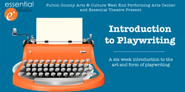 Introduction to Playwriting for Teens! (six week course)