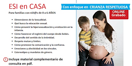 Imagen principal de ESI en CASA - Para familias con bebés y niños de 0 a 6 años (GRABADO)