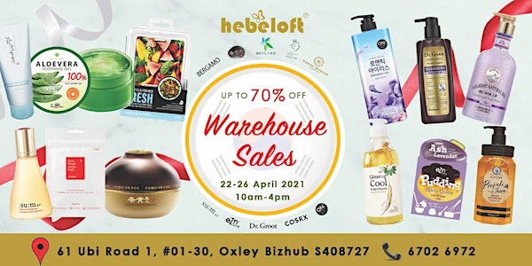 Hebeloft April Warehouse Clearance Sales