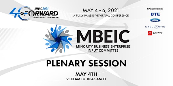 MBEIC Plenary Session @ MMPC 2021: Forty & Forward