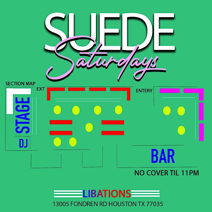 
		SUEDE SATURDAYS!! RSVP NOW FOR FREE ENTRY & MORE!! image
