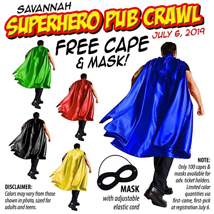 SuperHero Pub Crawl (Savannah, GA) image
