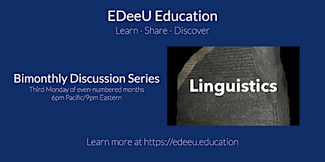 Bimonthly Linguistics Discussion tickets
