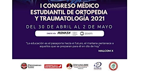 Imagen principal de I Congreso medico estudiantil de Ortopedia y traumatología