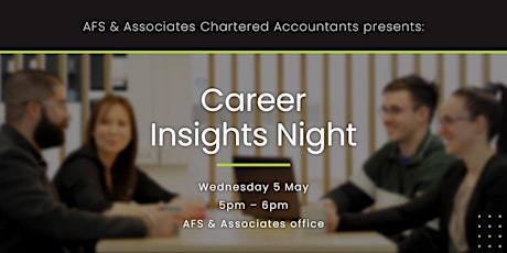 Primaire afbeelding van Career Insights Night with AFS & Associates Bendigo