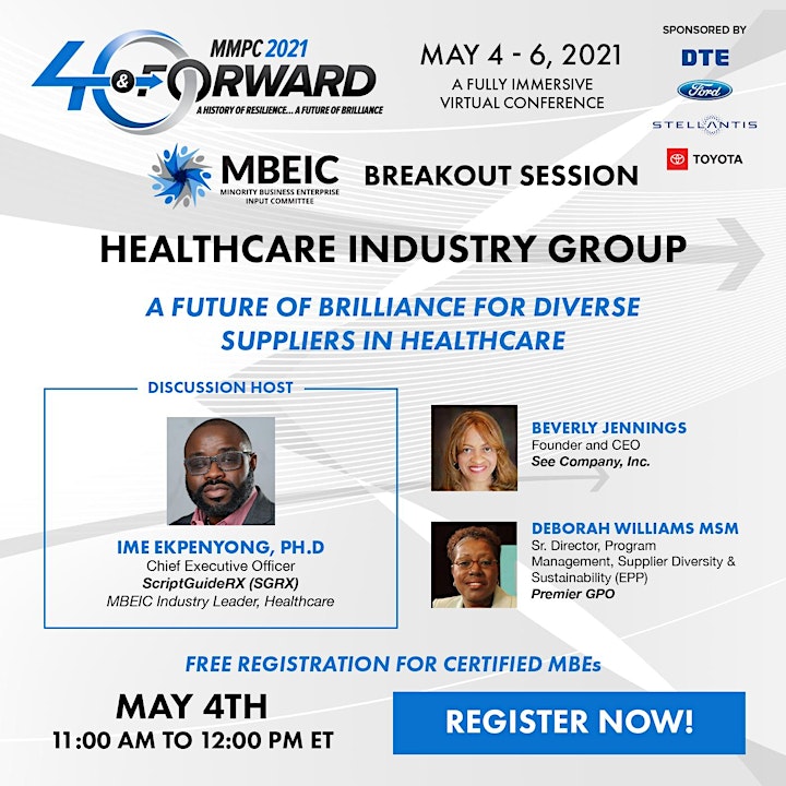 MBEIC Industry Group Breakout Sessions @ MMPC 2021: Forty & Forward image