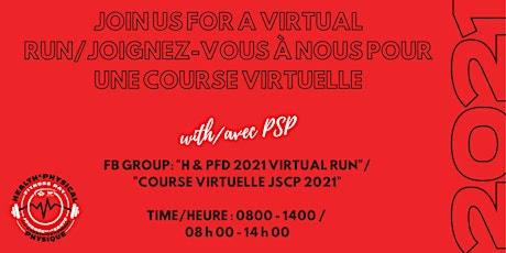 H&PFD 2021 Virtual Run/Course virtuelle JSCP 2021 primary image