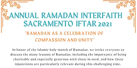 Annual  Ramadan Interfaith Sacramento Iftar primary image