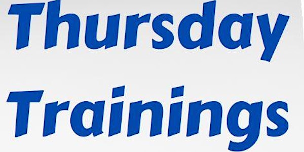 Galway County PPN: THURSDAY TRAININGS