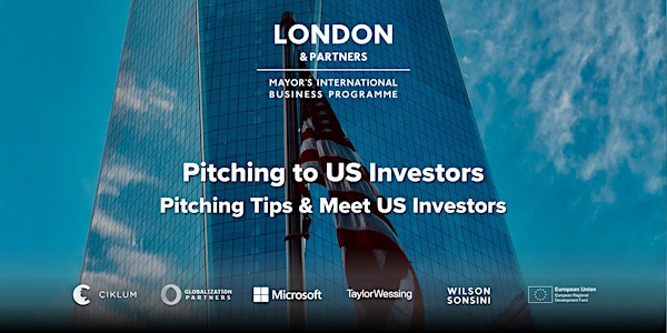 Pitching to US Investors: Pitching Tips & Meet US Investors