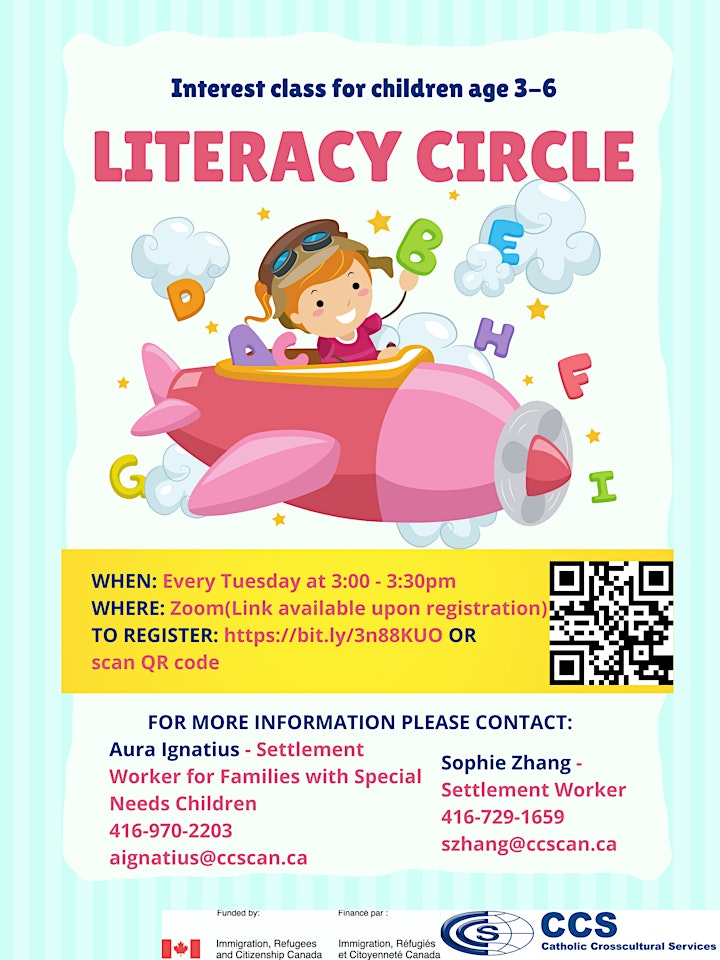 
		Interest Class for Kids Age 3-6 - Literacy Circle image
