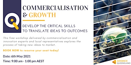 Innovate Queensland Commercialisation & Growth Workshop — Gold Coast primary image