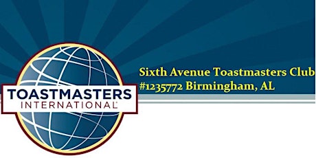 Sixth Avenue Toastmasters Virtual Club primary image