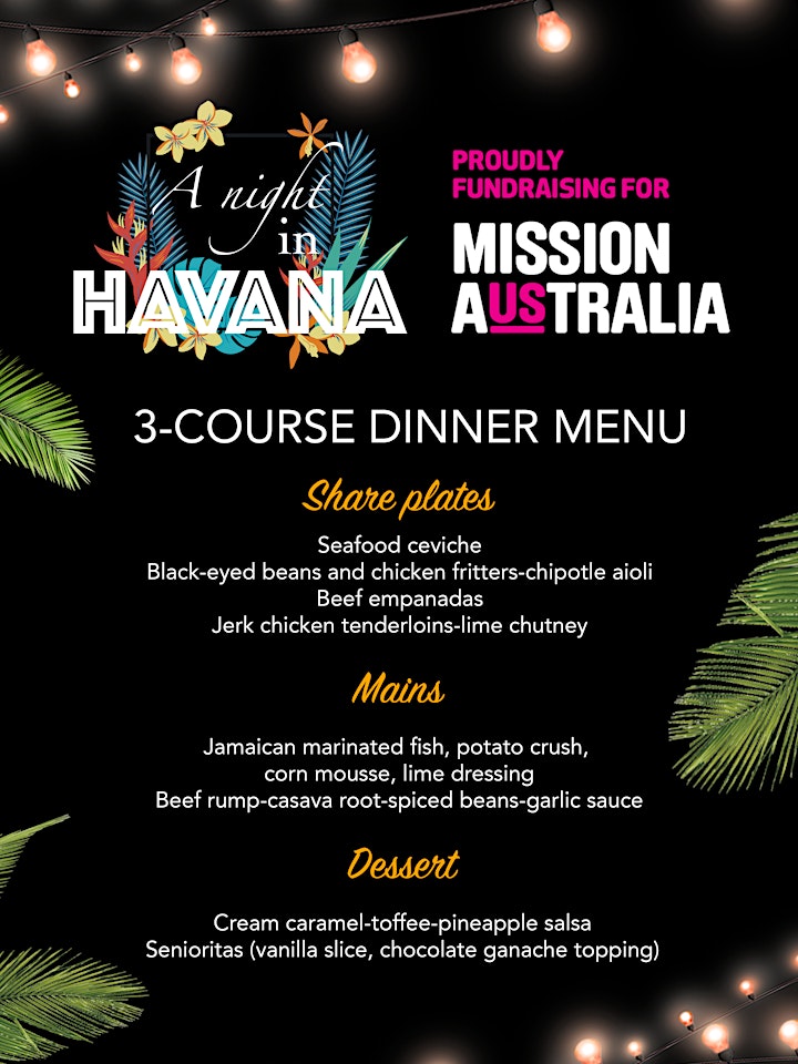 
		A night in Havana - 3-course dinner for charity image
