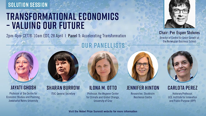  Nobel Prize Summit: Transformational Economics - Valuing Our Future image 