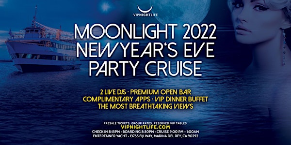LA New Year's Eve Moonlight Pier Pressure Cruise 2022
