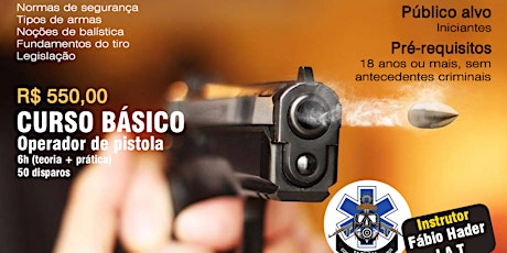 Imagem principal do evento Curso de Básico - Operador de Pistola